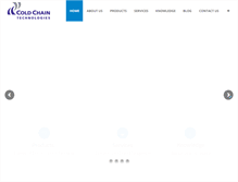 Tablet Screenshot of coldchaintech.com